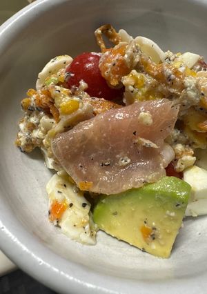 豆腐とにんじんの野菜いろいろサラダ-レシピのメイン写真