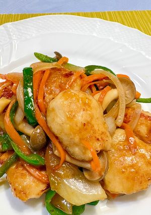 【短時間で夕食】鶏ささみと野菜の旨味炒め約10分-レシピのメイン写真