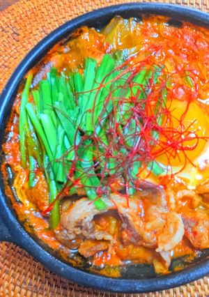 韓国風のピリ辛煮込みうどん-レシピのメイン写真