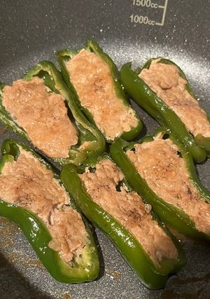 ピーマンの肉詰め-レシピのメイン写真