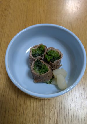 ほうれん草の牛肉巻き-レシピのメイン写真