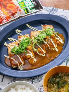 和風カレーソースがけ豆腐ステーキ-レシピのメイン写真