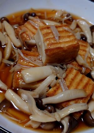 厚揚げのきのこあんかけ-レシピのメイン写真