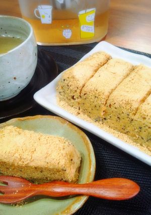 ＊黒ごまアーモンドきな粉豆腐蒸しパンⅢ＊-レシピのメイン写真