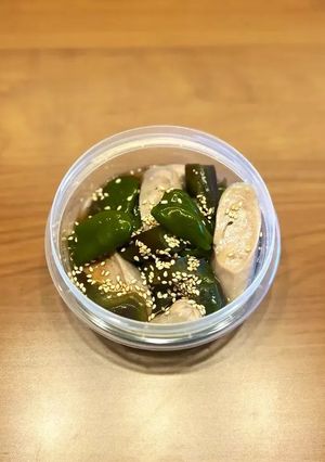 ナスとピーマンとギョニソの中華風♡-レシピのメイン写真