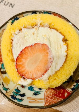 イチゴのロールケーキ【備忘録】-レシピのメイン写真