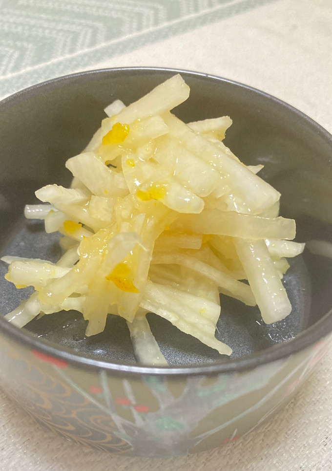#超簡単　#ゆずペーストで　#ゆず大根-レシピのメイン写真