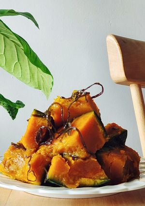 簡単作り置き☆カボチャ塩昆布バター☆弁当-レシピのメイン写真