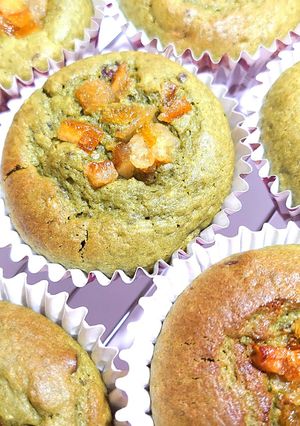 ♬クリームチーズin餡入り抹茶マフィン♬-レシピのメイン写真