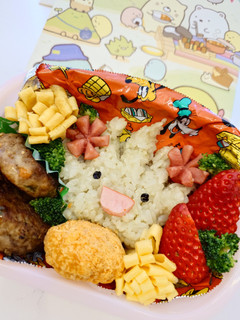 すみっコぐらし ざっそうのキャラ弁-レシピのメイン写真