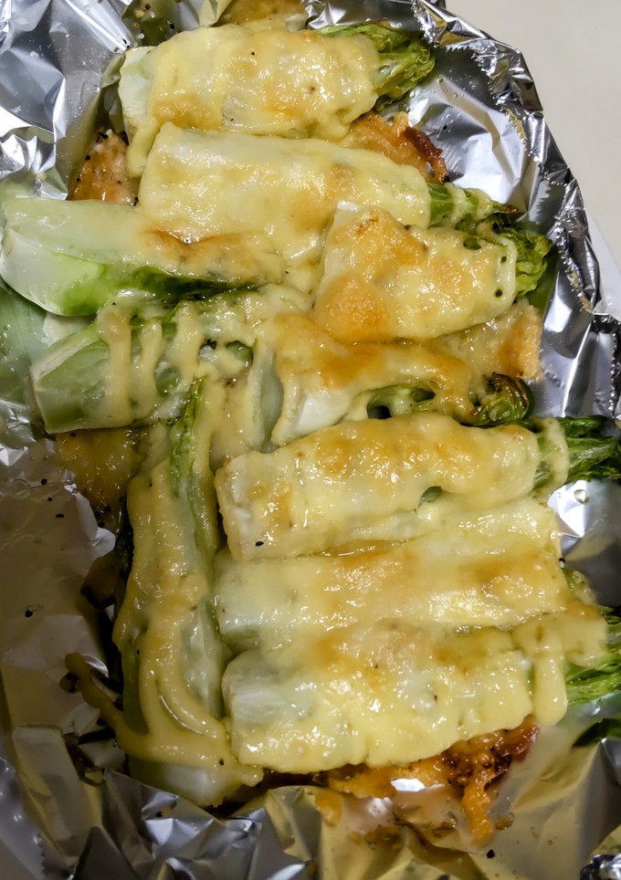 蕾菜(つぼみな)マヨチーズ焼き♪-レシピのメイン写真