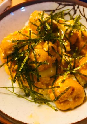ざっくり５分●「ふんわりがんも」の玉子丼-レシピのメイン写真