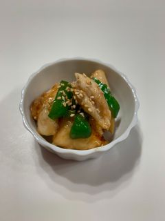 ささみとピーマンの炒め物☆時短レシピ-レシピのメイン写真