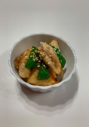ささみとピーマンの炒め物☆時短レシピ-レシピのメイン写真