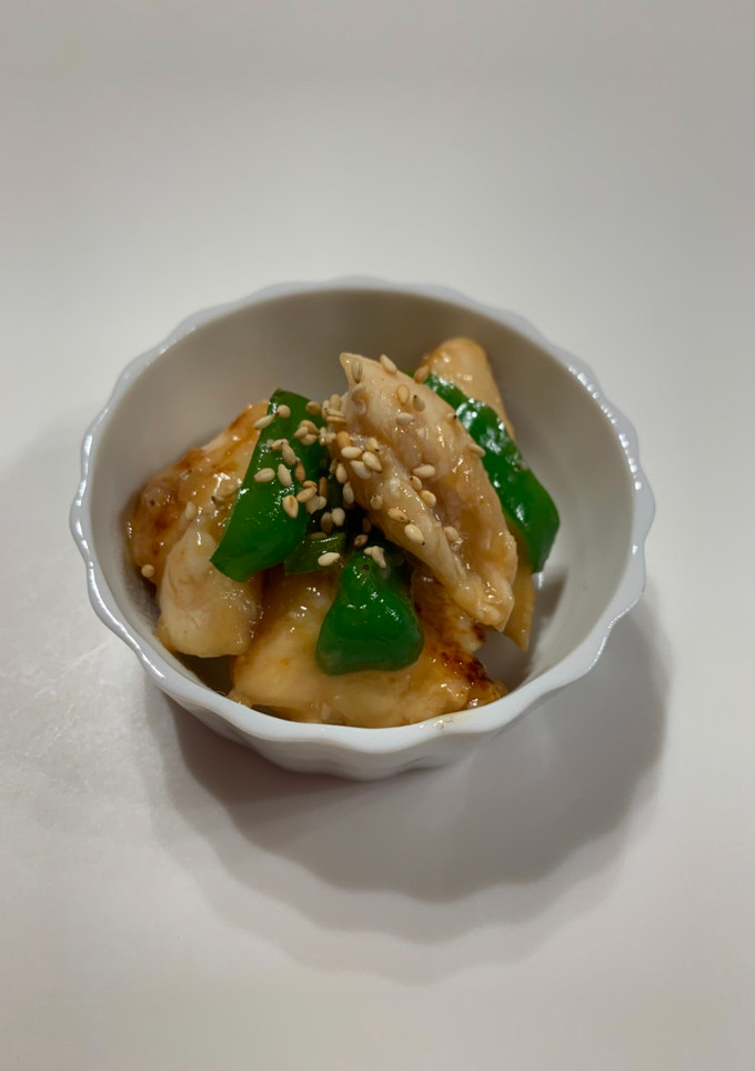 ささみとピーマンの炒め物☆時短レシピ-レシピのメイン写真