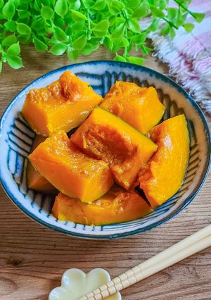 和風だし香る甘くない＊かぼちゃの煮物＊-レシピのメイン写真
