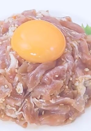 時短料理💫　生ハムユッケ🍖-レシピのメイン写真