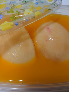 お弁当デザート♫完熟桃&みかんゼリー♫-レシピのメイン写真