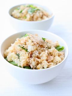 鮭フレークで【鮭とほうれん草の混ぜご飯】-レシピのメイン写真