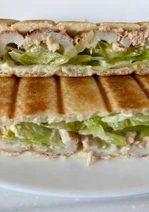 ちくわパン　ツナ入り　ホットサンド-レシピのメイン写真