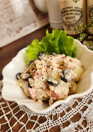 簡単！オリーブ消費サラダ-レシピのメイン写真