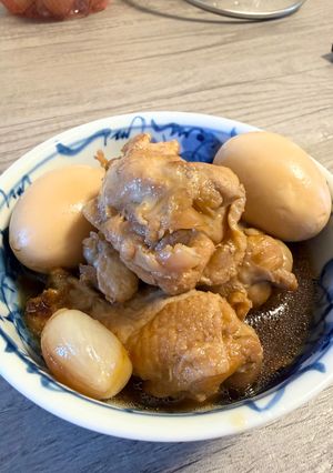 手羽元とゆで卵のさっぱり煮-レシピのメイン写真