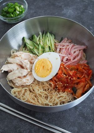 さっぱりビビンそうめん☀-レシピのメイン写真