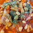 電気圧力鍋★鯖缶と大豆のトマト煮