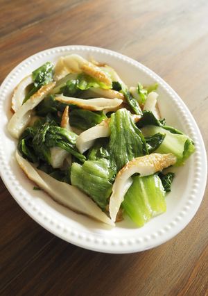 《副菜②》レタスとちくわの炒め物-レシピのメイン写真