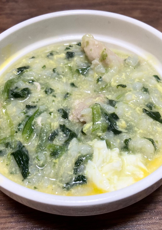 【糖尿病】鶏肉とほうれん草のおじや-レシピのメイン写真