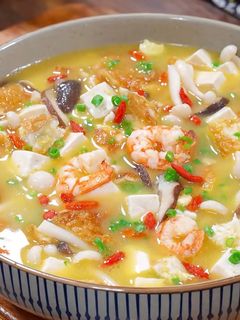豆腐のスープ(豆腐三鮮湯)-レシピのメイン写真