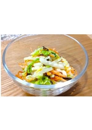 白菜の塩昆布サラダ-レシピのメイン写真