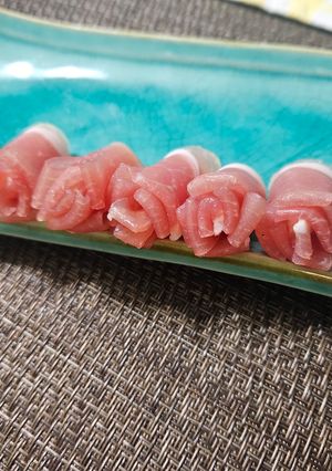 娘作！門出を祝う！生ハムローズ！-レシピのメイン写真