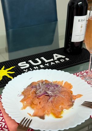 スモークサーモンのカルパッチョ-レシピのメイン写真