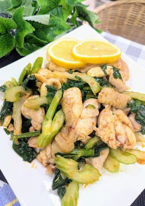 チキンとセロリの辛味炒め-レシピのメイン写真