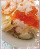 いくらと海鮮！よくばり茶碗蒸し♪