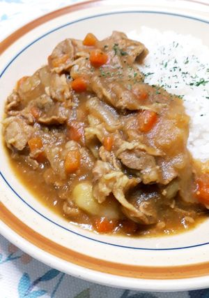 ノンオイル☆カレー粉☆ヘルシーカレー-レシピのメイン写真