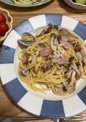 アサリとしめじのパスタ-レシピのメイン写真