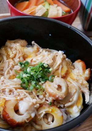 ちくわとえのきのたまご丼-レシピのメイン写真