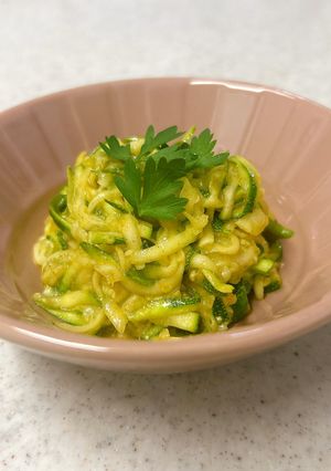 ズッキーニのカレー風味ラペ-レシピのメイン写真