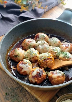 とろ〜り絶品！煮込みチーズミートボール。-レシピのメイン写真