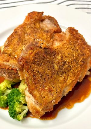 パリパリ鶏もも肉のレモン醤油ソース-レシピのメイン写真