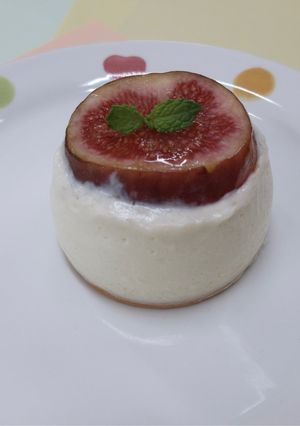 いちじくのレアチーズケーキ-レシピのメイン写真