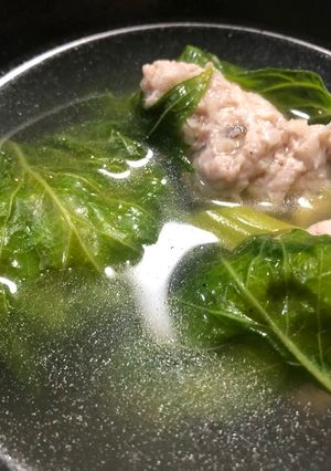 豚肉と大葉のスープ-レシピのメイン写真