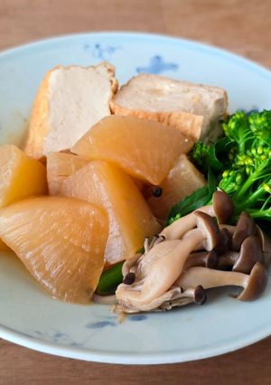 大根と厚揚げの炊いたん　煮物-レシピのメイン写真