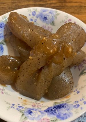 こんにゃくのにんにく煮-レシピのメイン写真