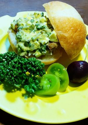鯖サンドイッチ　渋旨い蓼酢タルタルソース-レシピのメイン写真
