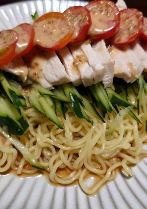 バンバンジー風💫極うま簡単冷やし中華-レシピのメイン写真
