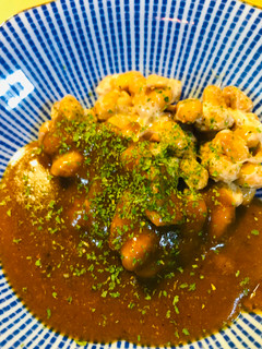 毎日の納豆●カレー納豆-レシピのメイン写真