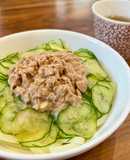 野菜とタンパク質も！夏休みのそうめん